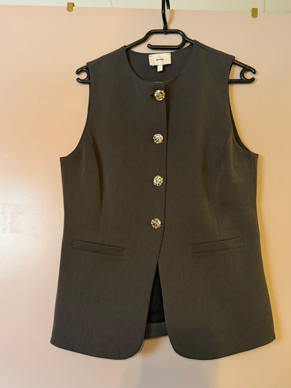Shoeby gilet grijs, Ophalen, Maat 42/44 (L), Nieuw, Zonder mouw