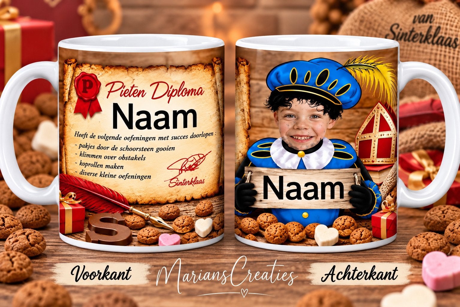 Persoonlijke Pieten mok, Ophalen of Verzenden, Nieuw