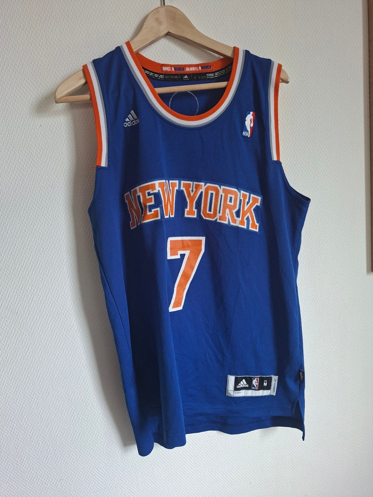Adidas NBA New York Knicks Carmelo Anthony Jersey Maat M, Zo goed als nieuw, Adidas, Algemeen, Verzenden