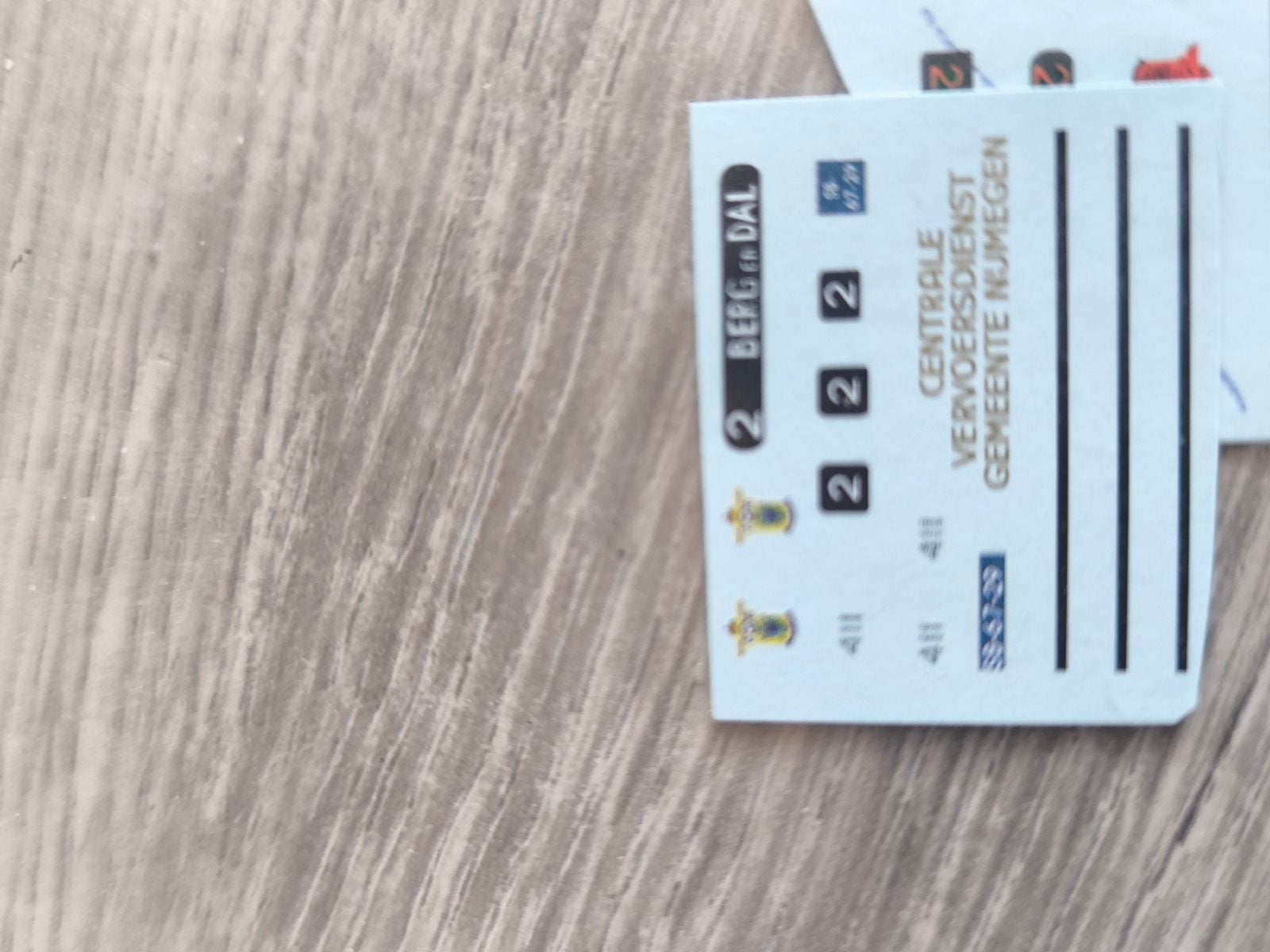 HB model bus decals Gemeente Tram Nijmegen en CVD, Verzenden, Nieuw, Overige typen, Overige merken