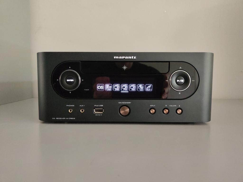Marantz M-CR603 CD network receiver, Marantz, Ophalen of Verzenden, Zo goed als nieuw, 60 tot 120 watt