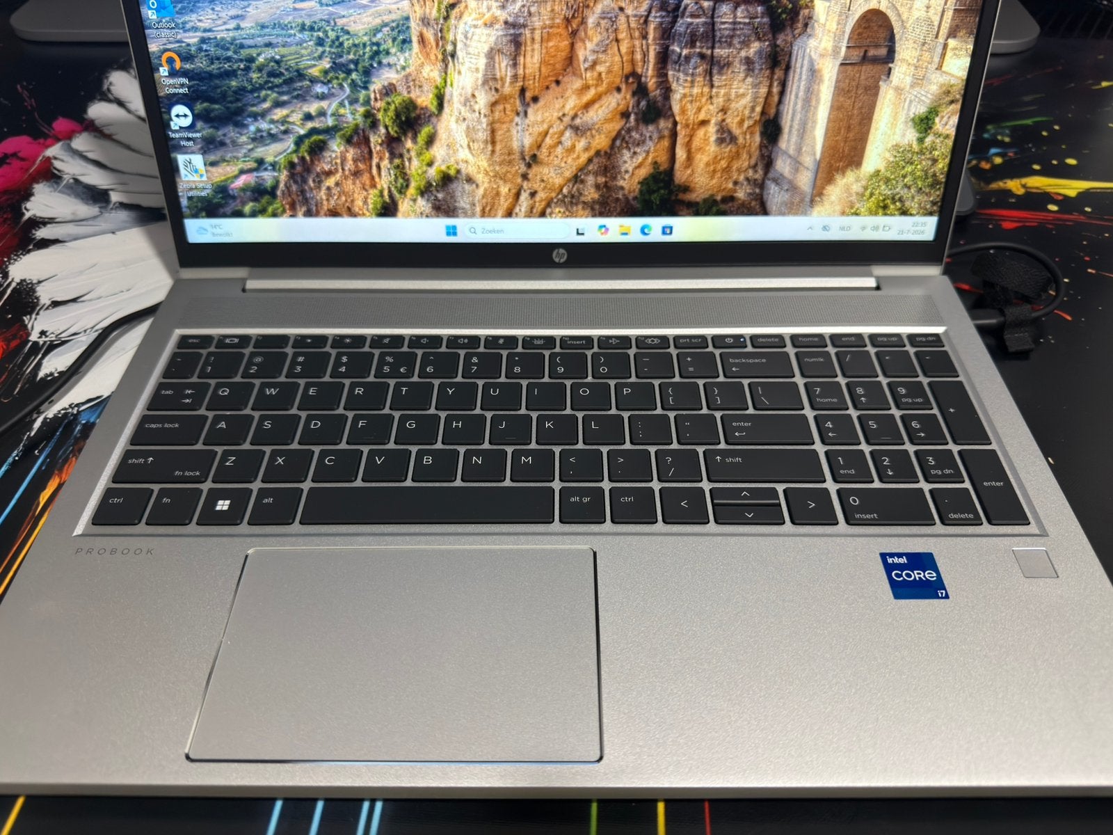 HP Probook 450 G10 i7-1355 / 16GB / 512GB m.2 SSD 15,6 inch, 2 tot 3 Ghz, Zo goed als nieuw, HP, SSD