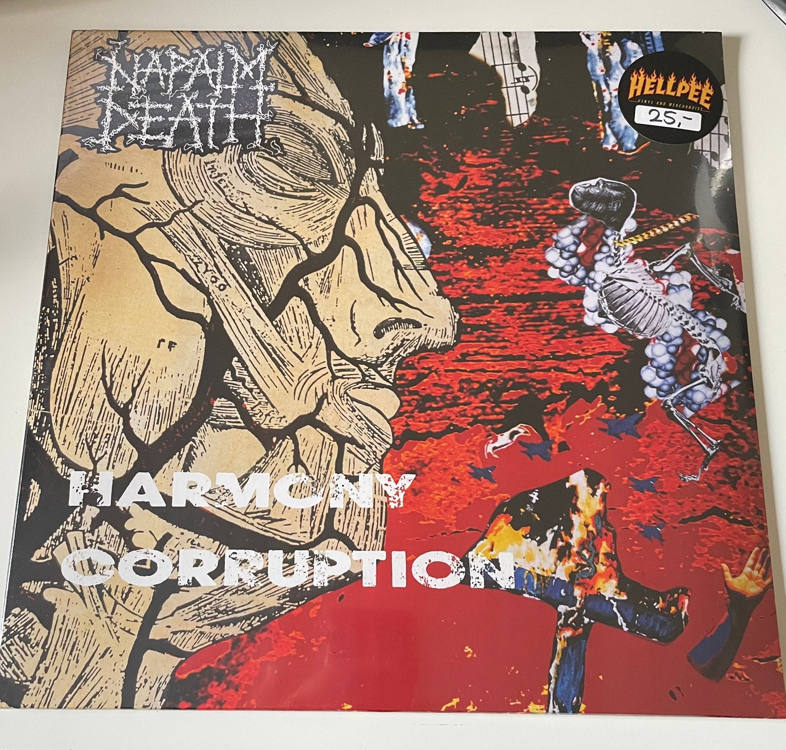 Napalm Death - Harmony corruption LP, Ophalen of Verzenden, Nieuw in verpakking, LP