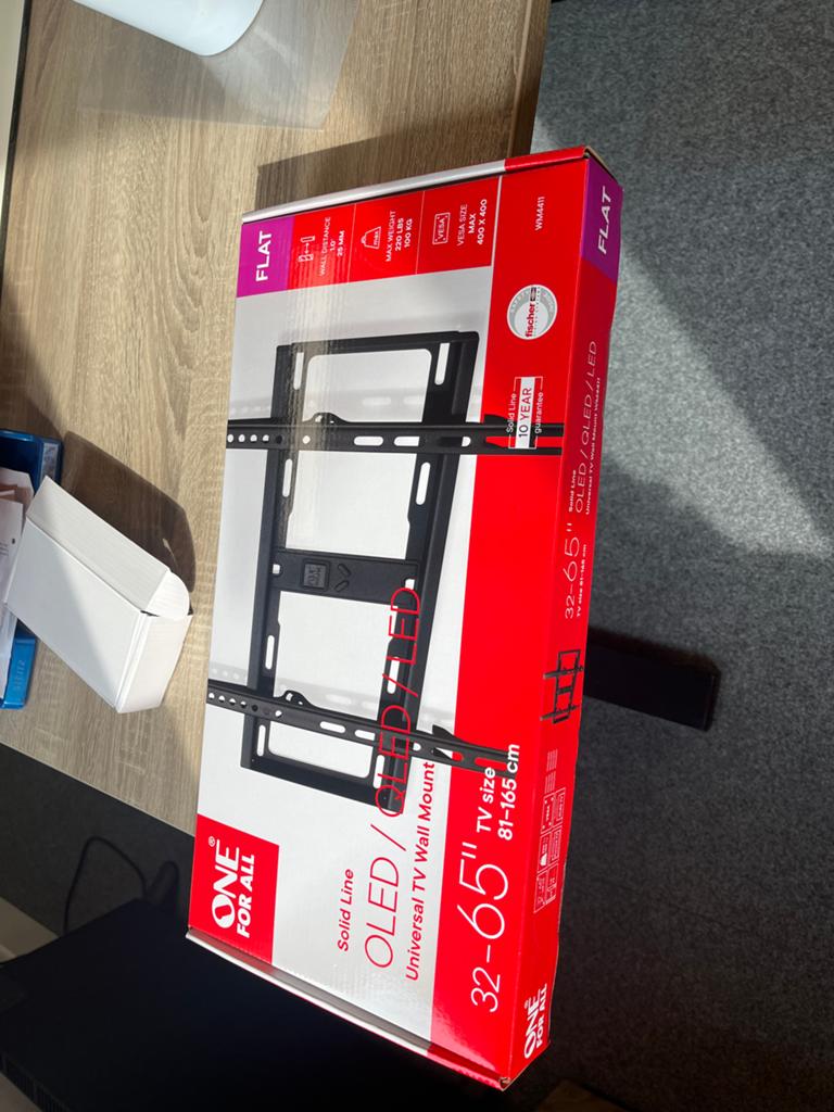 One For All Flatscreen TV Muurbeugel 32-65 inch (WM4411), Ophalen, Nieuw