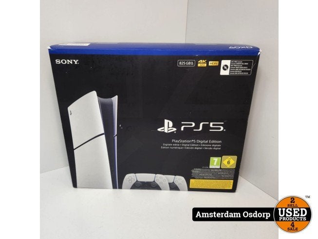 Sony Playstation5 Slim Digital, Sony, Zo goed als nieuw, Support@sony.com, 1-7-1 Konan, Minato-ku
Tokyo 108-0075
Japan