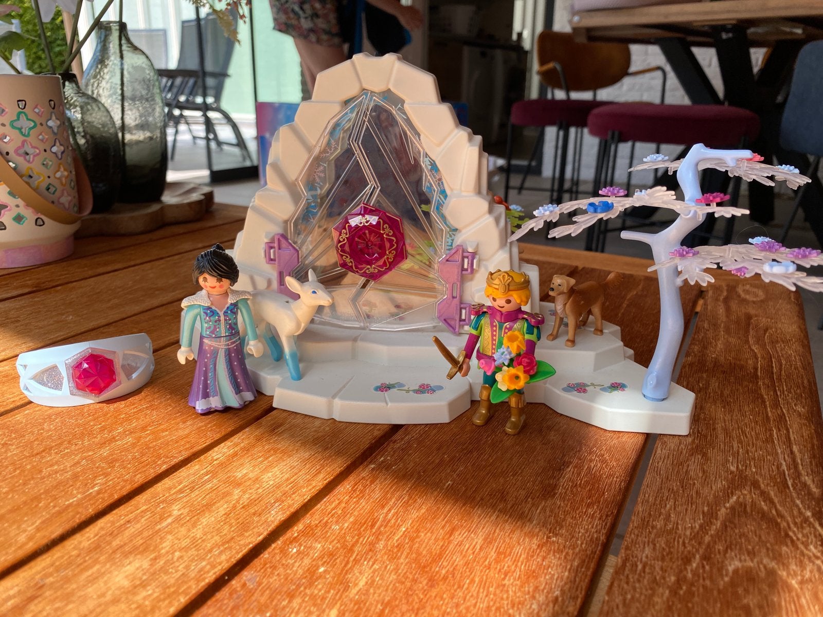 Playmobil kristallen poort naar winterland (9471), Ophalen of Verzenden, Zo goed als nieuw