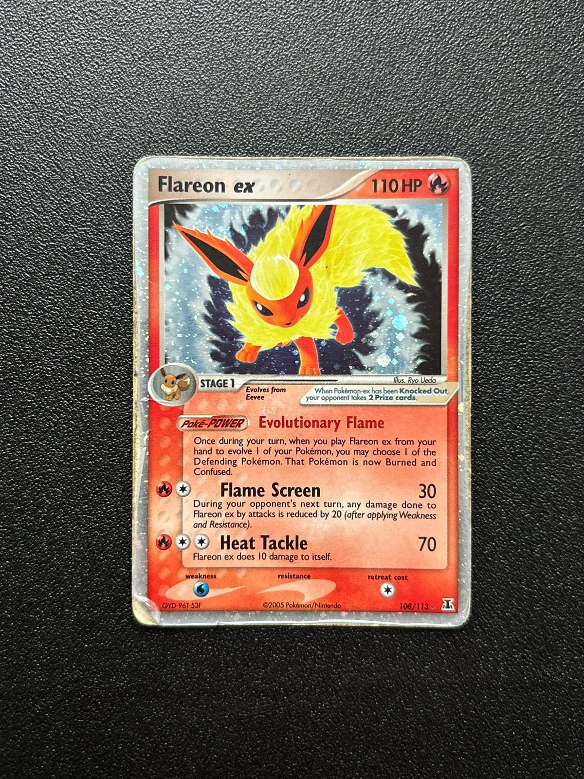Flareon ex 108 Delta Species (Poor), Hobby en Vrije tijd, Ophalen of Verzenden, Zo goed als nieuw