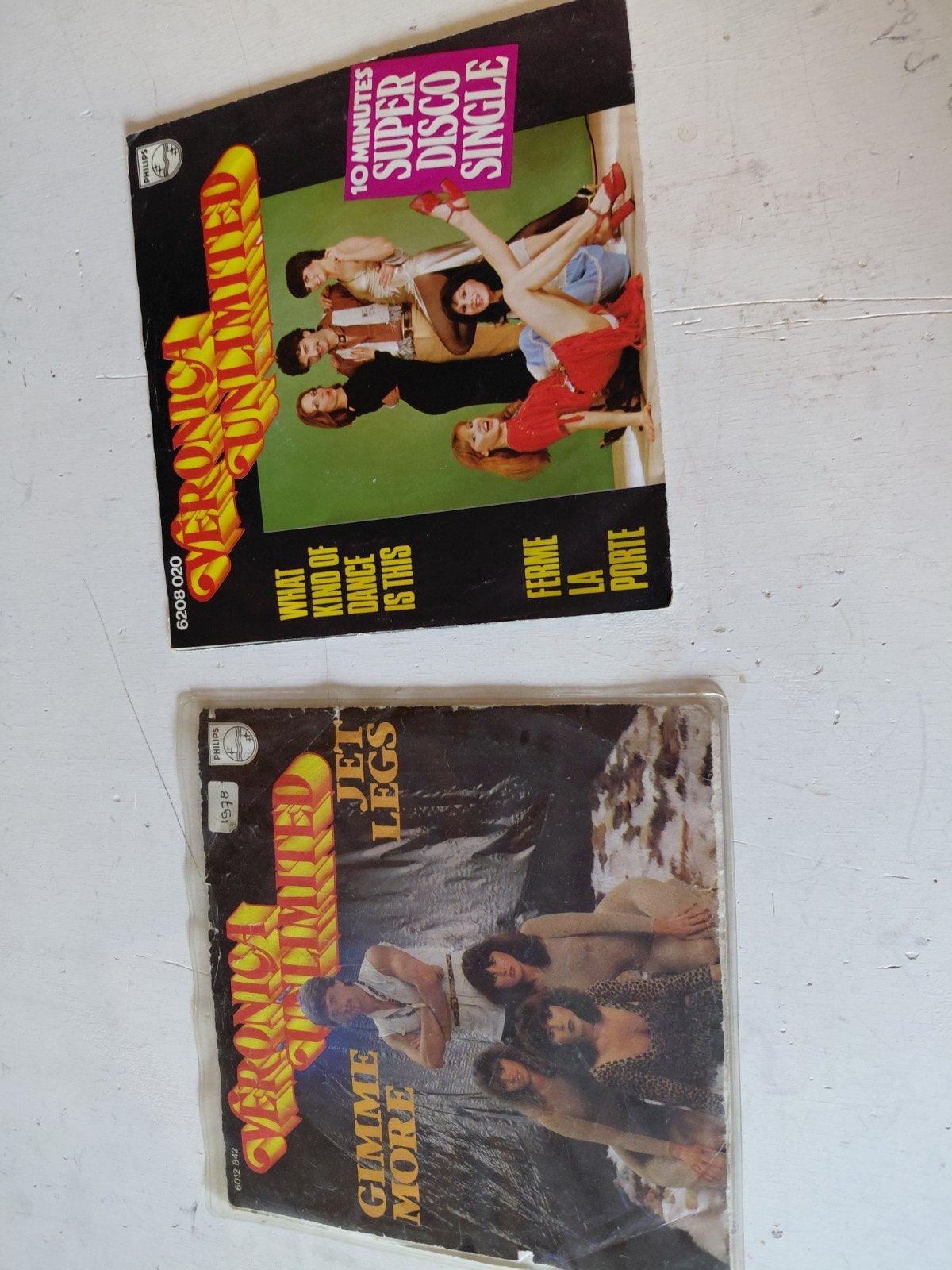 Veronica Unlimited 2 stuks, Gebruikt, 7 inch, Ophalen of Verzenden, EP