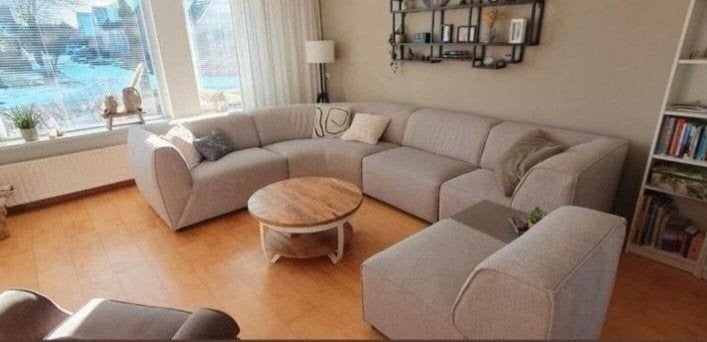 Moderne elementenbank - Comfortabel en Stijlvol, Huis en Inrichting, Banken | Bankstellen, Ophalen, 100 tot 125 cm, Hoekbank, 300 cm of meer