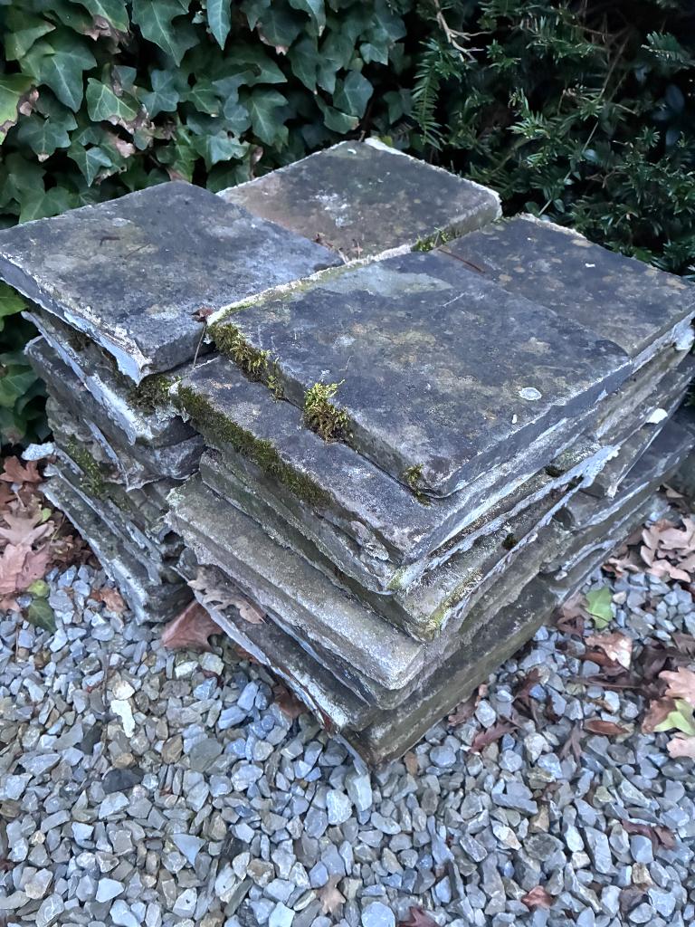 Hardsteen grijs 20x20x2cm, Ophalen, Gebruikt, Overige typen, Natuursteen