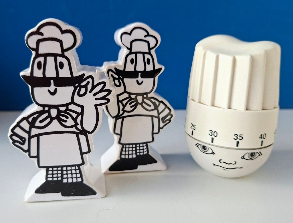 Peper- en Zoutstel Chef de Cuisine & kookwekker, Overige typen, Ophalen of Verzenden, Gebruikt