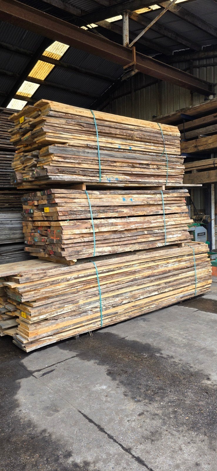 Eiken planken | gedroogd | 30 & 50 mm | met boomkant