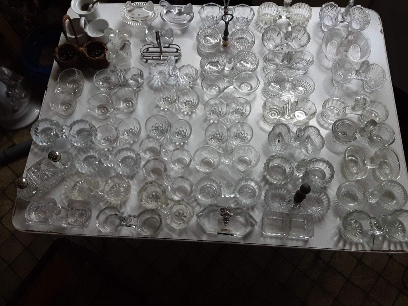 Zoutvaatje  servies, Ophalen