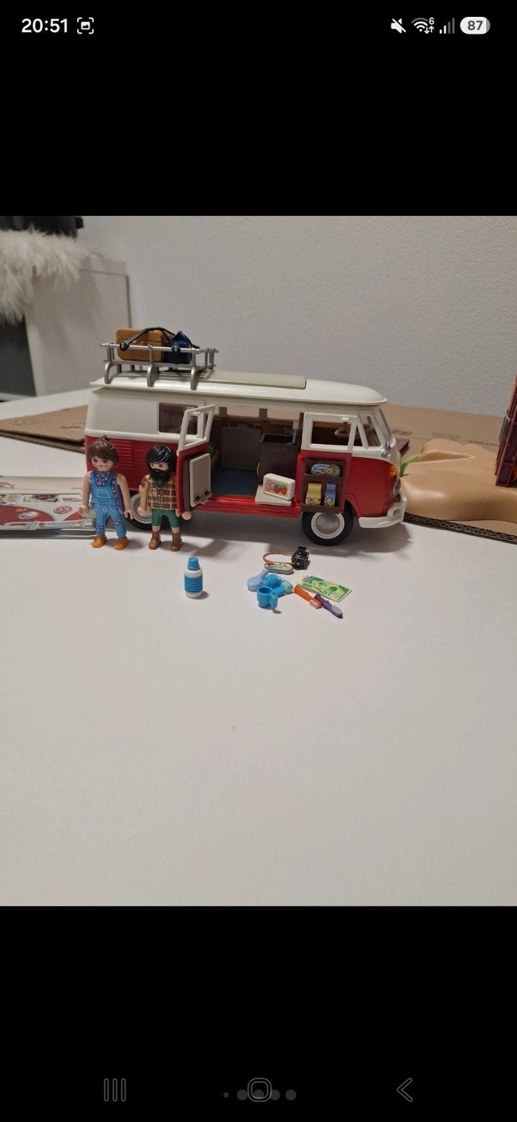 Playmobil Volkswagen T1 Campingbus - Zo goed als nieuw, Ophalen, Zo goed als nieuw, Complete set, Overige typen