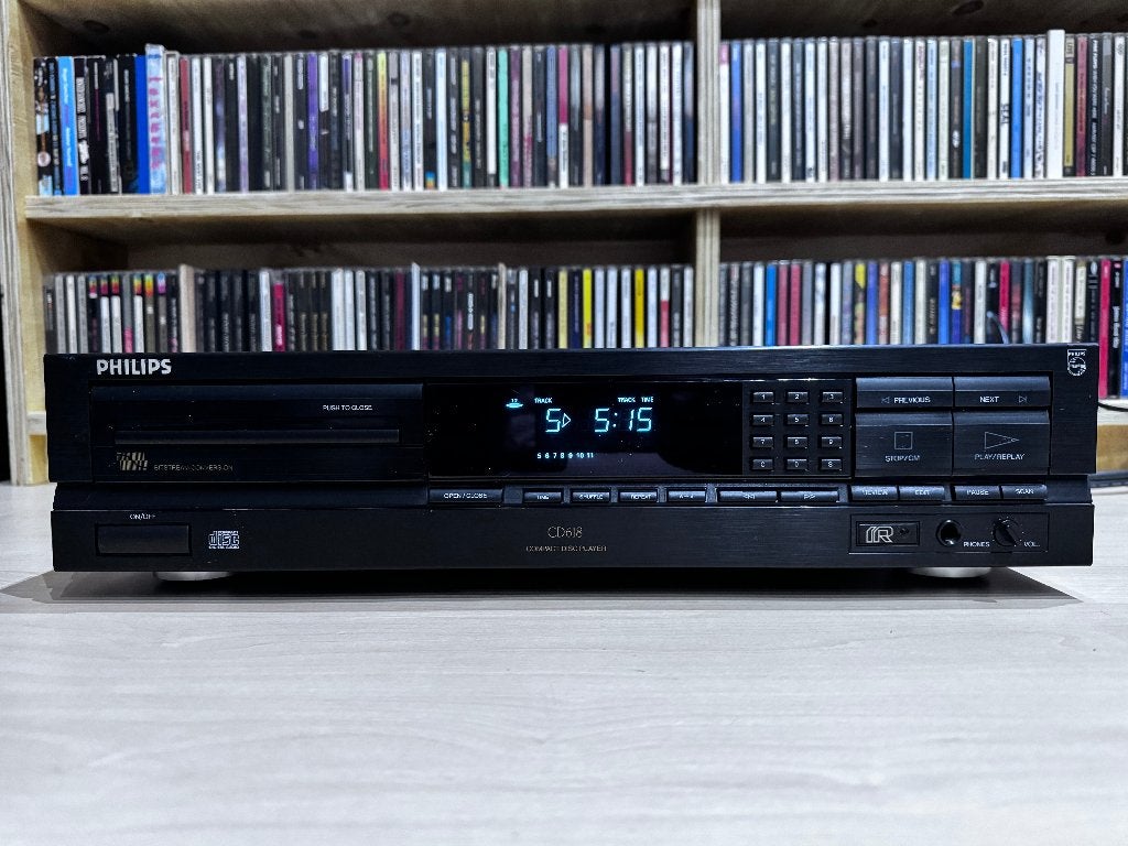 ✅ Philips CD618 Compact Disc Player, Ophalen of Verzenden, Refurbished, Philips