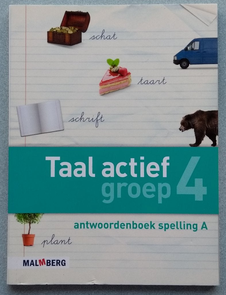 9789034568809 Taal actief 4, gr. 4 Antwoordenboek Spelling A, Verzenden, Zo goed als nieuw, Overige niveaus, Nederlands