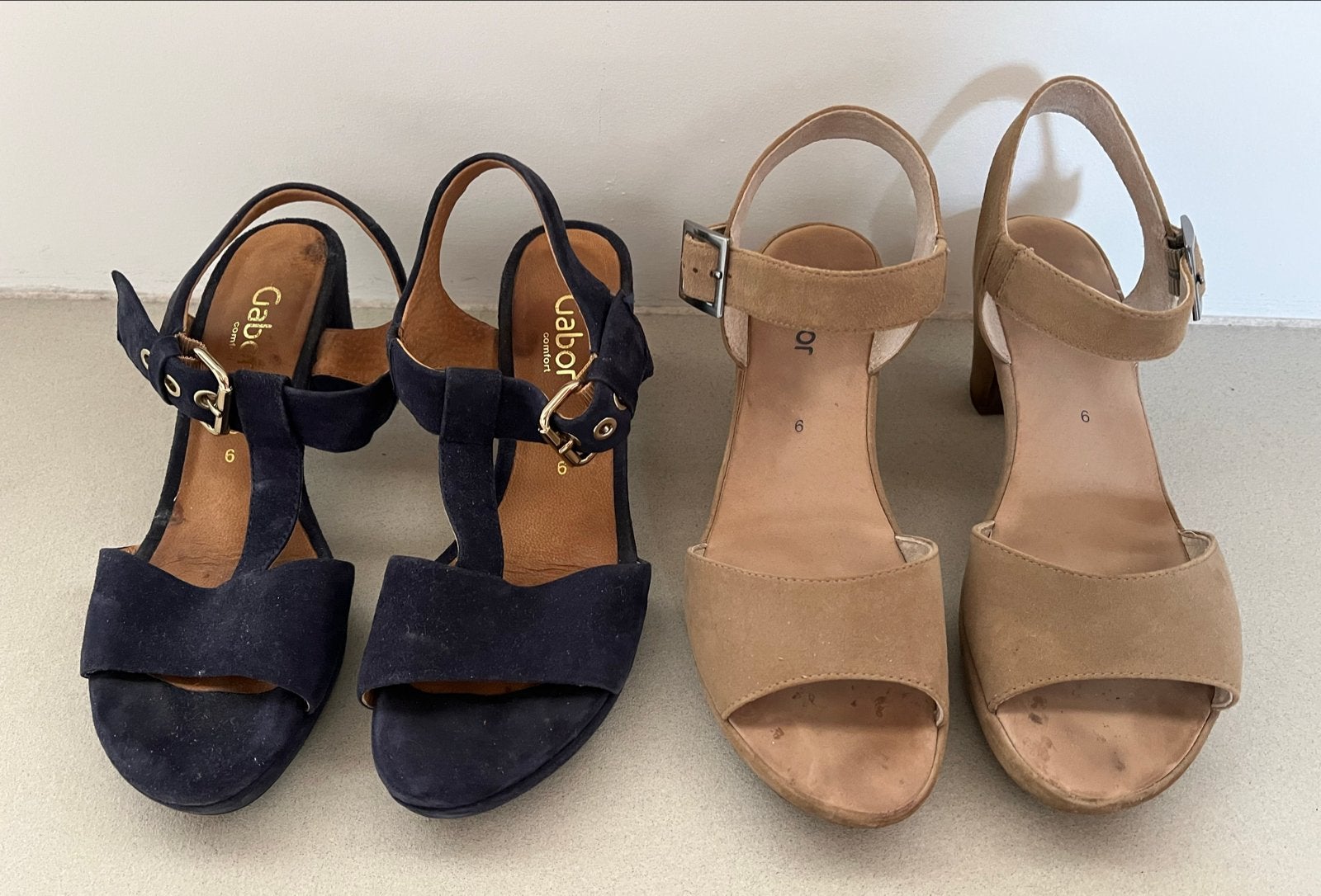 Gabor sandalen maat 6 (39) prijs voor 2 paar, Kleding | Dames, Schoenen, Ophalen of Verzenden, Zo goed als nieuw, Blauw, Sandalen of Muiltjes