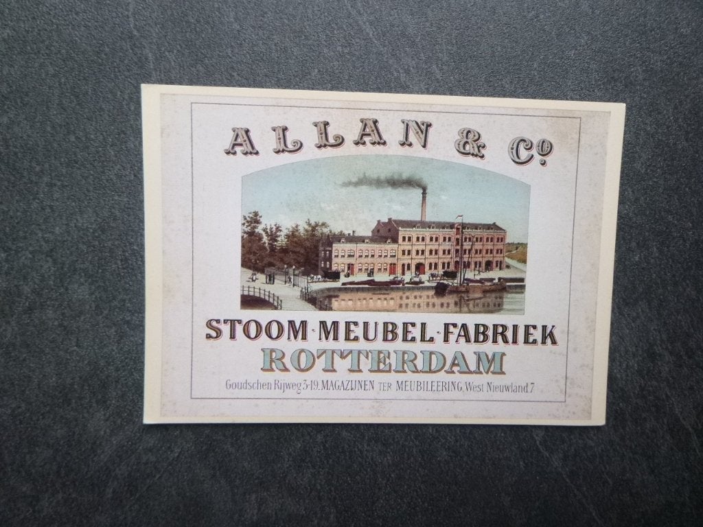Rotterdam stoom-meubel-fabriek, Verzenden, 1980 tot heden, Ongelopen, Zuid-Holland