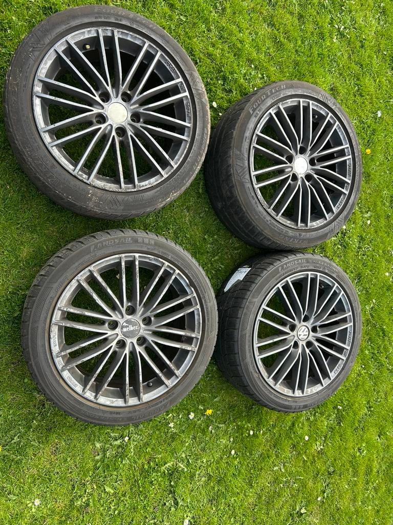 Volkswagen golf velgen 225/45R17 4 velgen plus allseason, Ophalen