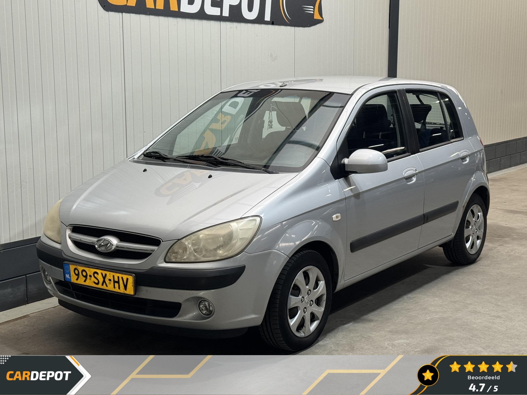 Hyundai Getz 1.4i Active Cool, Voorwielaandrijving, 4 cilinders, Origineel Nederlands, Handgeschakeld