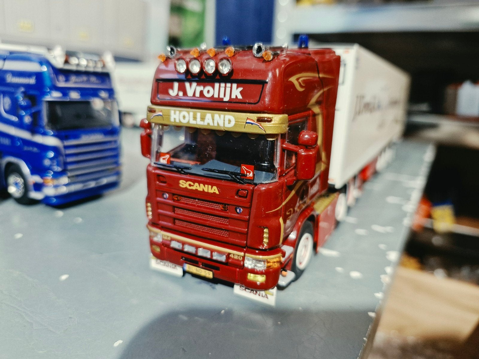 Scania met koeltrailer wsi van j.vrolijk