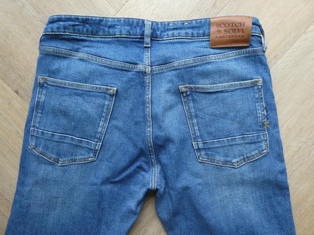 Mooie Scotch & Soda spijkerbroek, Ralston maat 34-34, Blauw, Ophalen of Verzenden, Zo goed als nieuw, W33 - W34 (confectie 48/50)