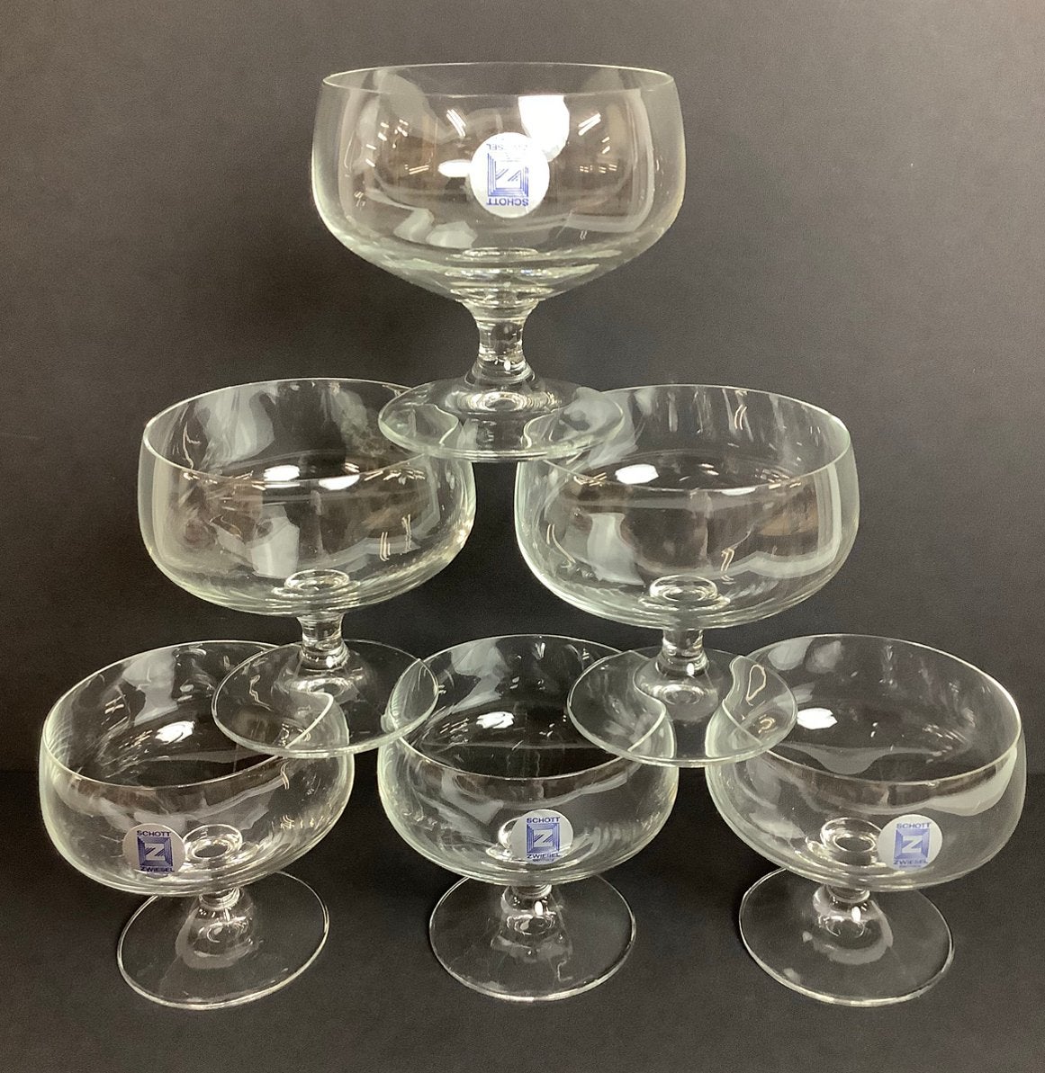 SCHOTT ZWIESEL - 6 coupes             (A), Ophalen of Verzenden, Zo goed als nieuw, Overige typen