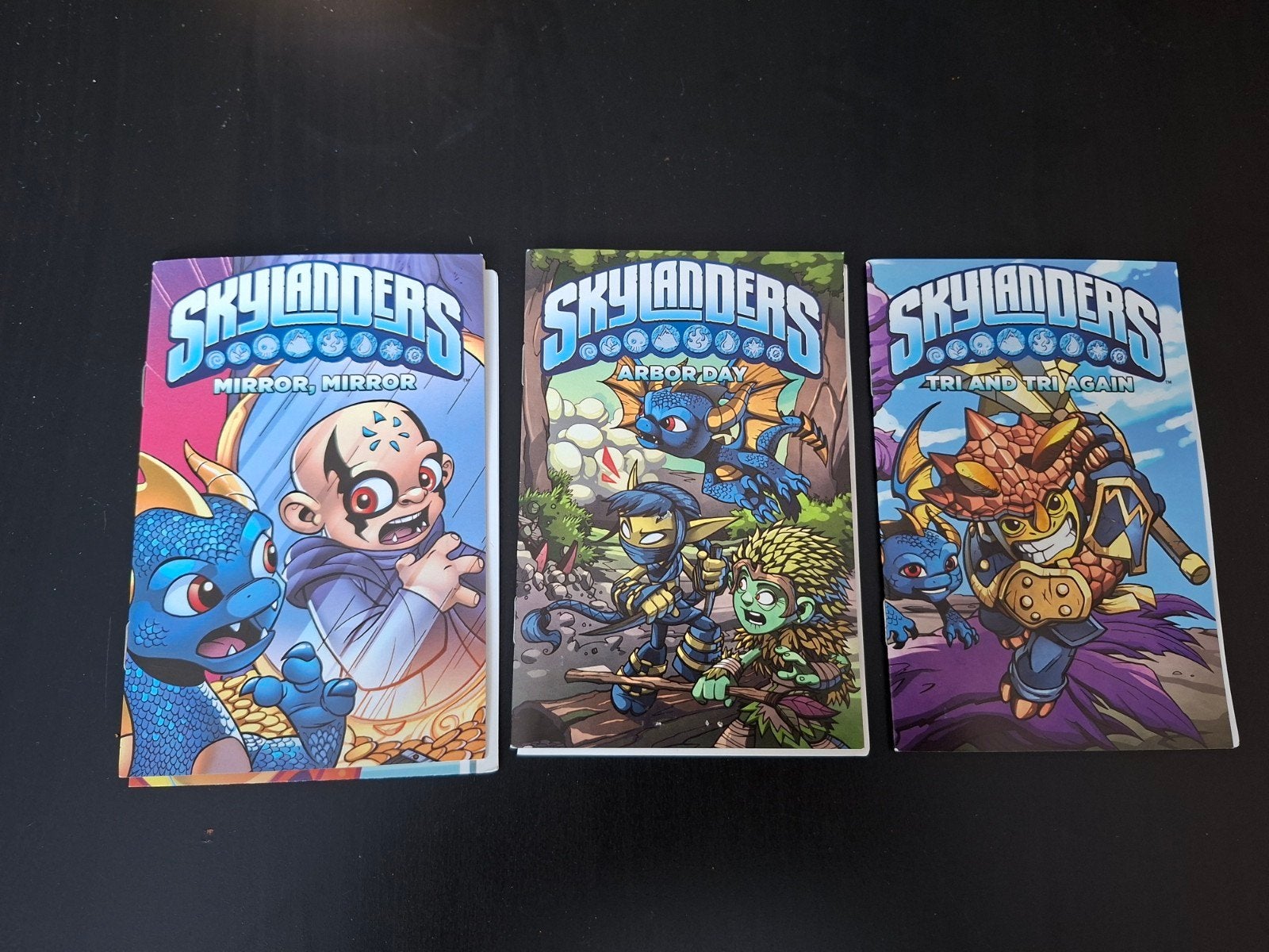 Zeldzame Skylanders Micro Comics (3x) + Mini Poster, Complete serie of reeks, Ophalen of Verzenden, Nieuw, Amerika