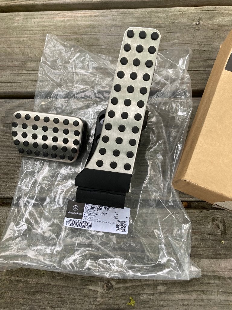 Sportpedalen set AMG Mercedes E-klasse W213 origineel, Ophalen of Verzenden, Gebruikt, Mercedes-Benz