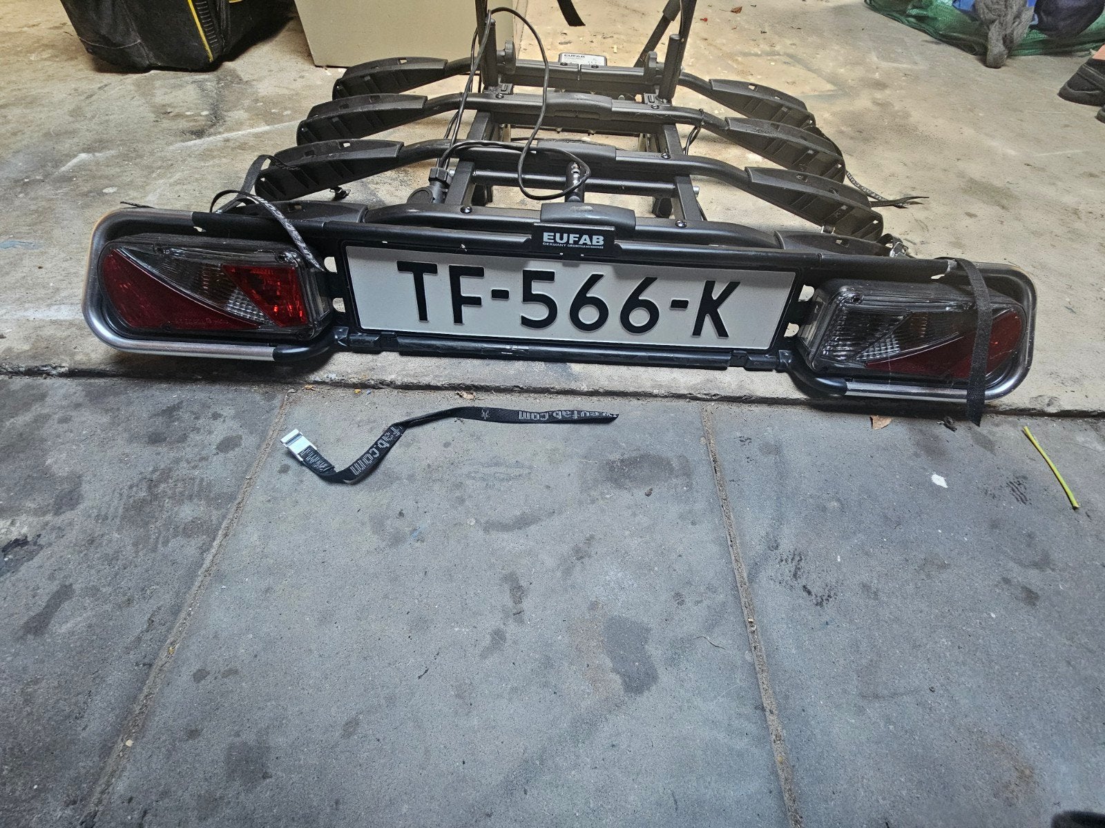 EUFAB Amber 4 Fietsendrager voor Trekhaak - Gebruikt, Auto diversen, Fietsendragers, Ophalen of Verzenden, 3 fietsen of meer, Gebruikt