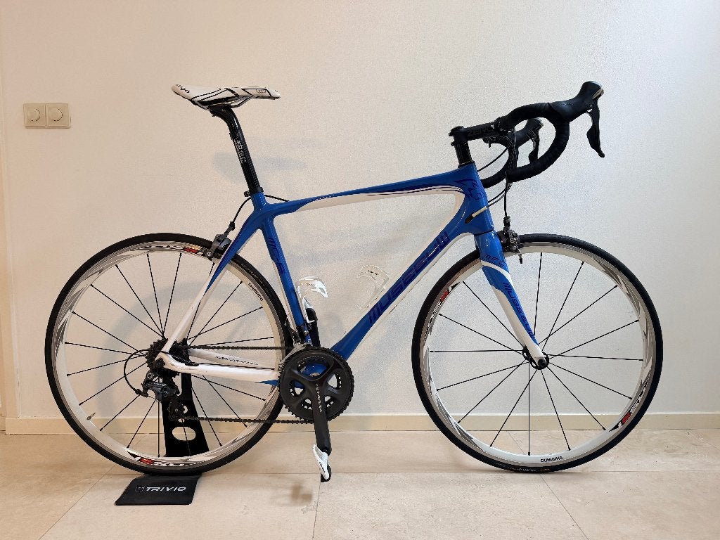 Museeuw MC-6 met Shimano Ultegra onderdelen, 28 inch, Gebruikt, Carbon, 15 tot 20 versnellingen