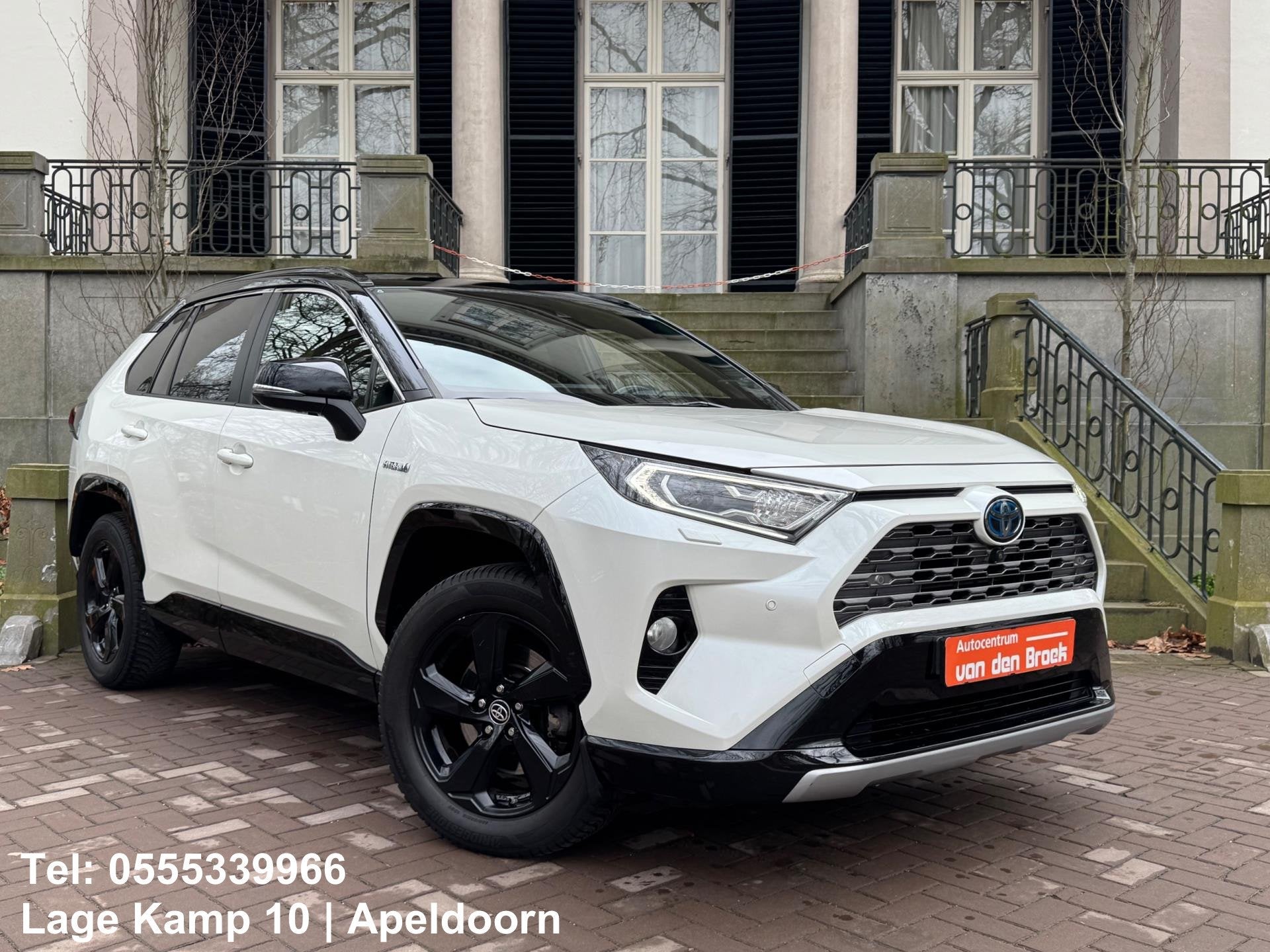 Toyota RAV4 2.5 Hybrid Style Automaat Navi Xenon Leder Camer, Auto's, Gebruikt, Zwart, 4 cilinders, 2487 cc