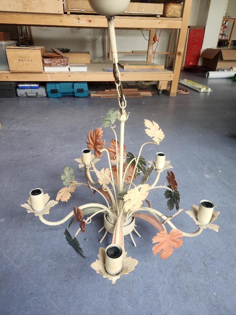 Franse vintage lamp, Ophalen, Zo goed als nieuw, Metaal