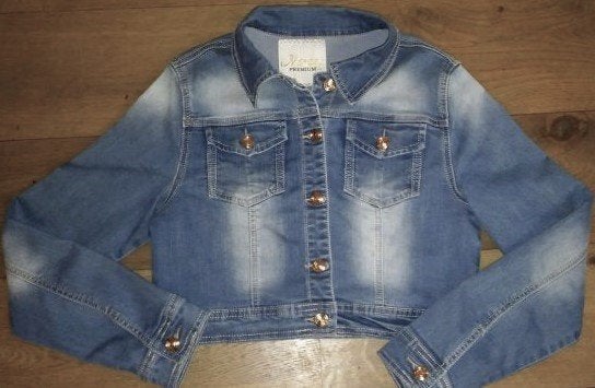 Blauw spijkerjasje maat L Monday premium, Blauw, Maat 42/44 (L), Nieuw, Ophalen of Verzenden