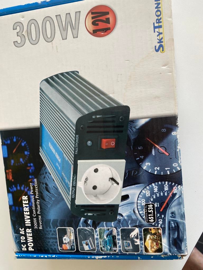 Omvormer 12volt naar 300W, Ophalen of Verzenden, Nieuw