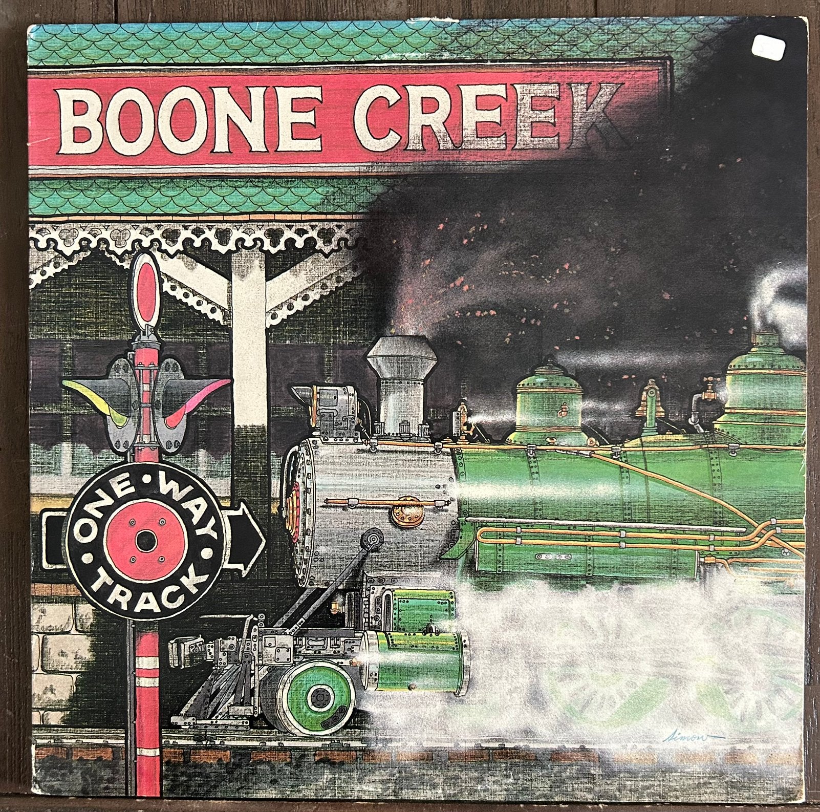 Boone Creek - One Way Track LP (1978) - Bluegrass Vinyl, Gebruikt, Ophalen of Verzenden, 1970 - 1979, 12 inch