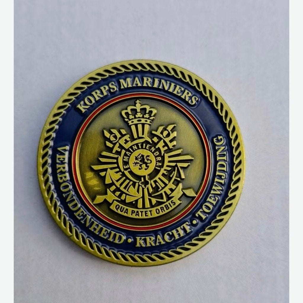 Gezocht coin vierdaagse militair 2024/2025/2026, Ophalen of Verzenden, Marine, Nederland, Lintje, Medaille of Wings