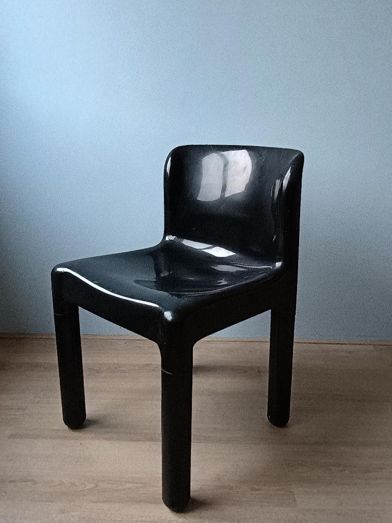 Kartell 4875 Bartoli, Huis en Inrichting, Stoelen, Ophalen, Kunststof, Gebruikt, Zwart