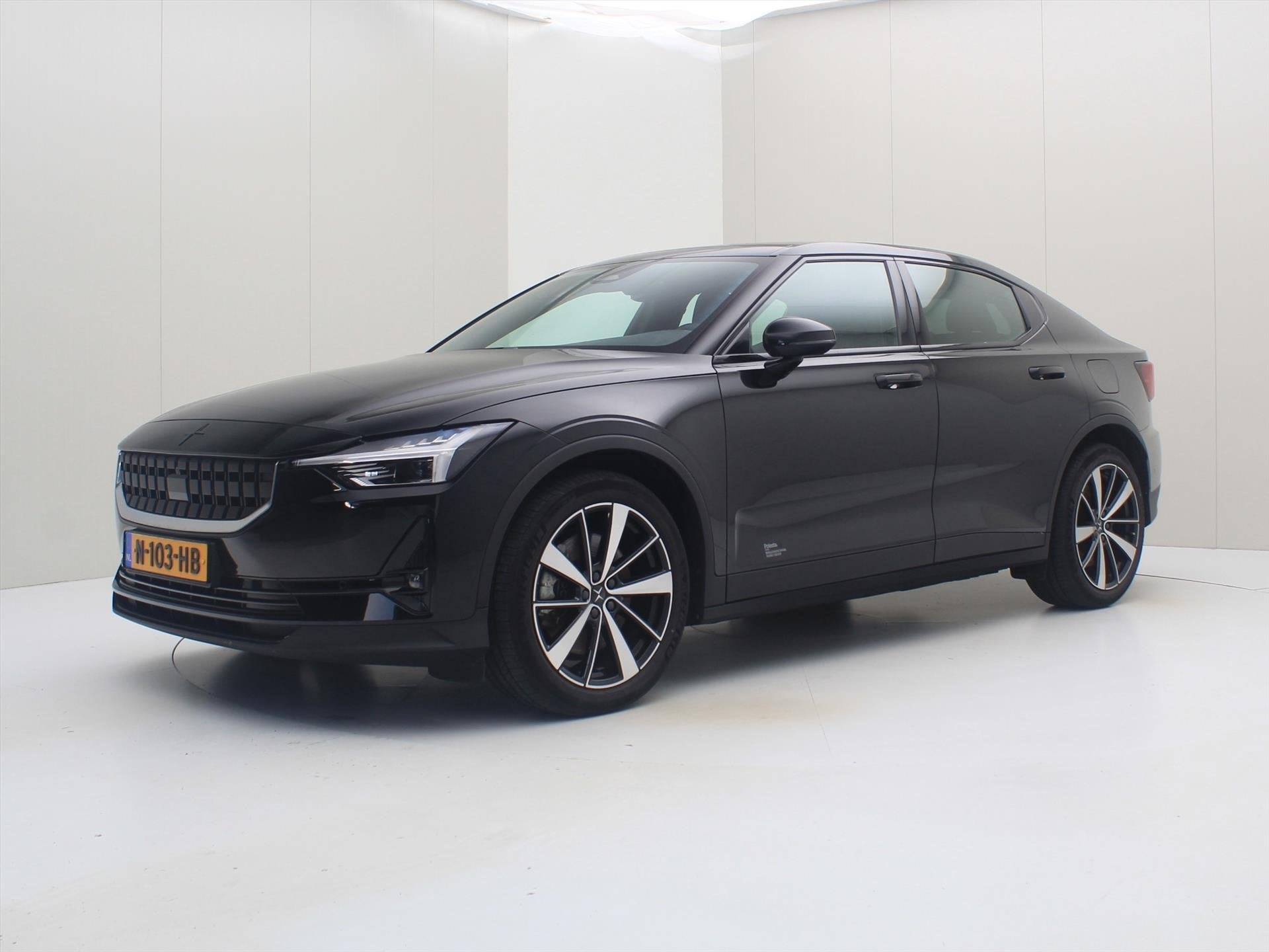 Polestar 2 Long Range Dual Motor 408PK 78kWh 92.82% SoH Laun, Auto's, Polestar 2, Stof, Gebruikt, Zwart