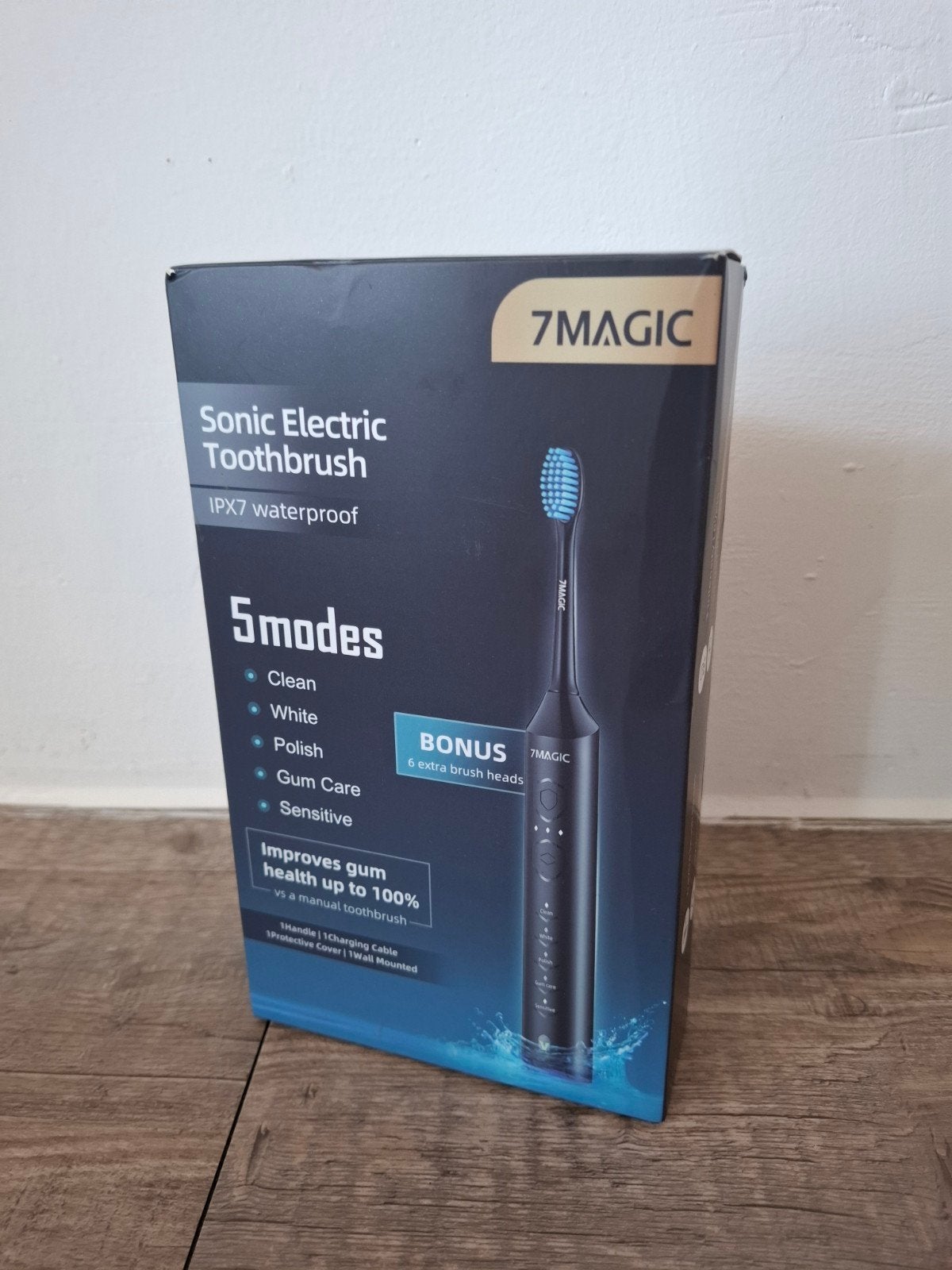 7MAGIC Sonic Elektrische Tandenborstel - Nieuw in doos, Ophalen of Verzenden, Nieuw, Mondverzorging