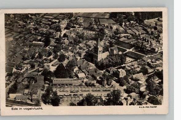 Ede in Vogelvlucht KLM luchtfoto st 1929
