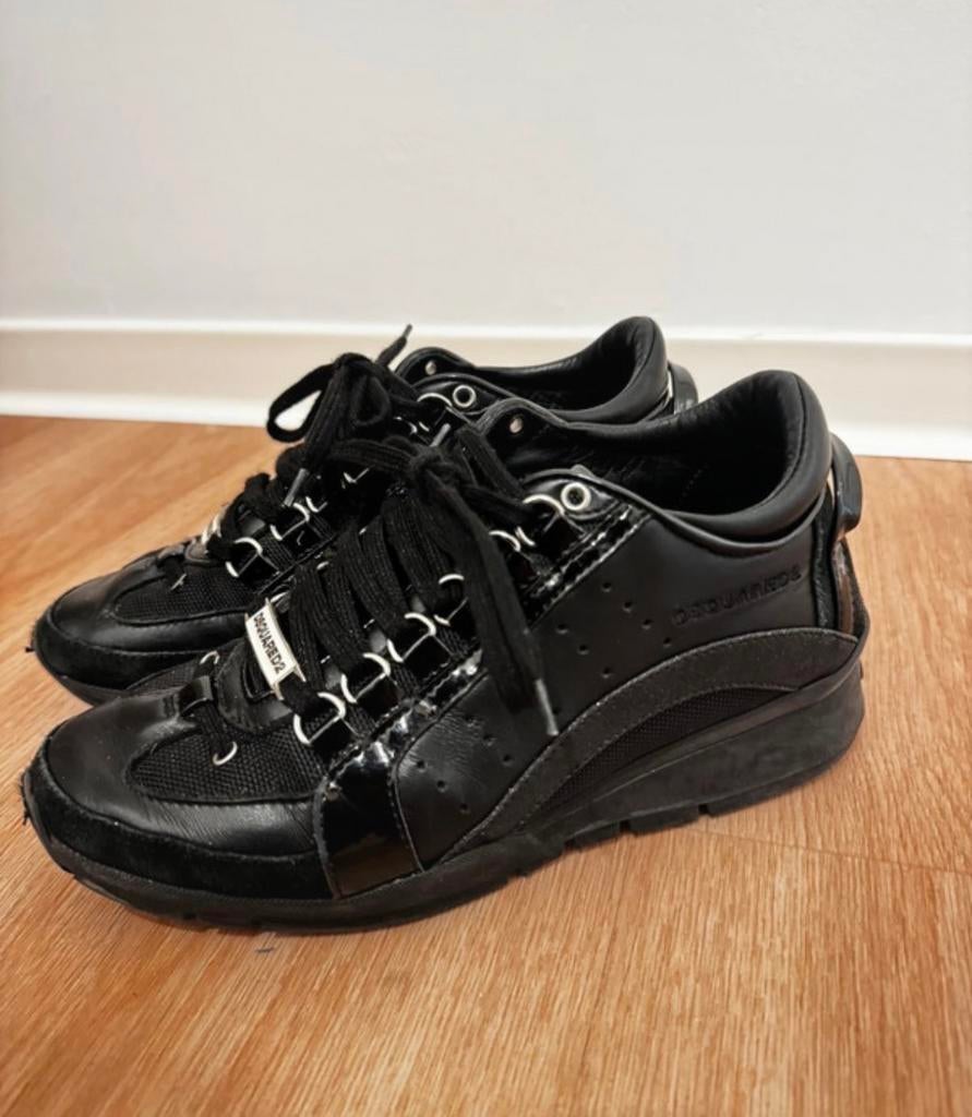 Dsquared Dames Sneakers Maat 36 - Lopen Heerlijk!, Kleding | Dames, Schoenen, Verzenden, Gedragen, Zwart, Sneakers of Gympen