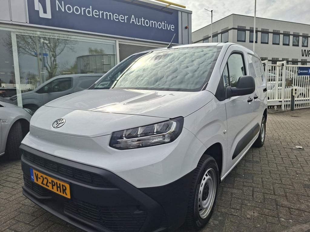 Toyota PROACE CITY 1.2 Turbo L1 2x schuifdeur airco car play, Gebruikt, 1199 cc, Wit, 3 cilinders