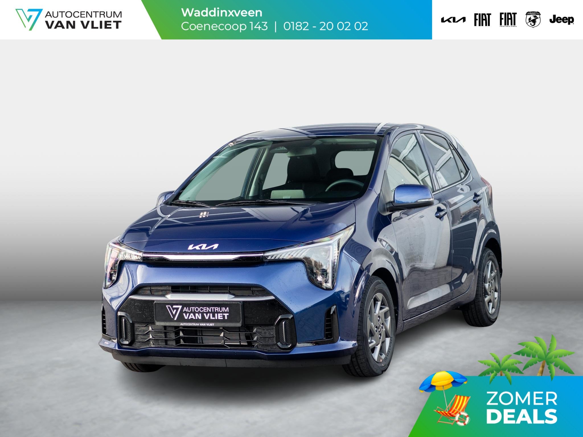 Kia Picanto 1.0 GDi DynamicPlusLine | Automaat | Navi | LM v, Auto's, Kia, 12 maanden, Stof, 68 pk, Bedrijf