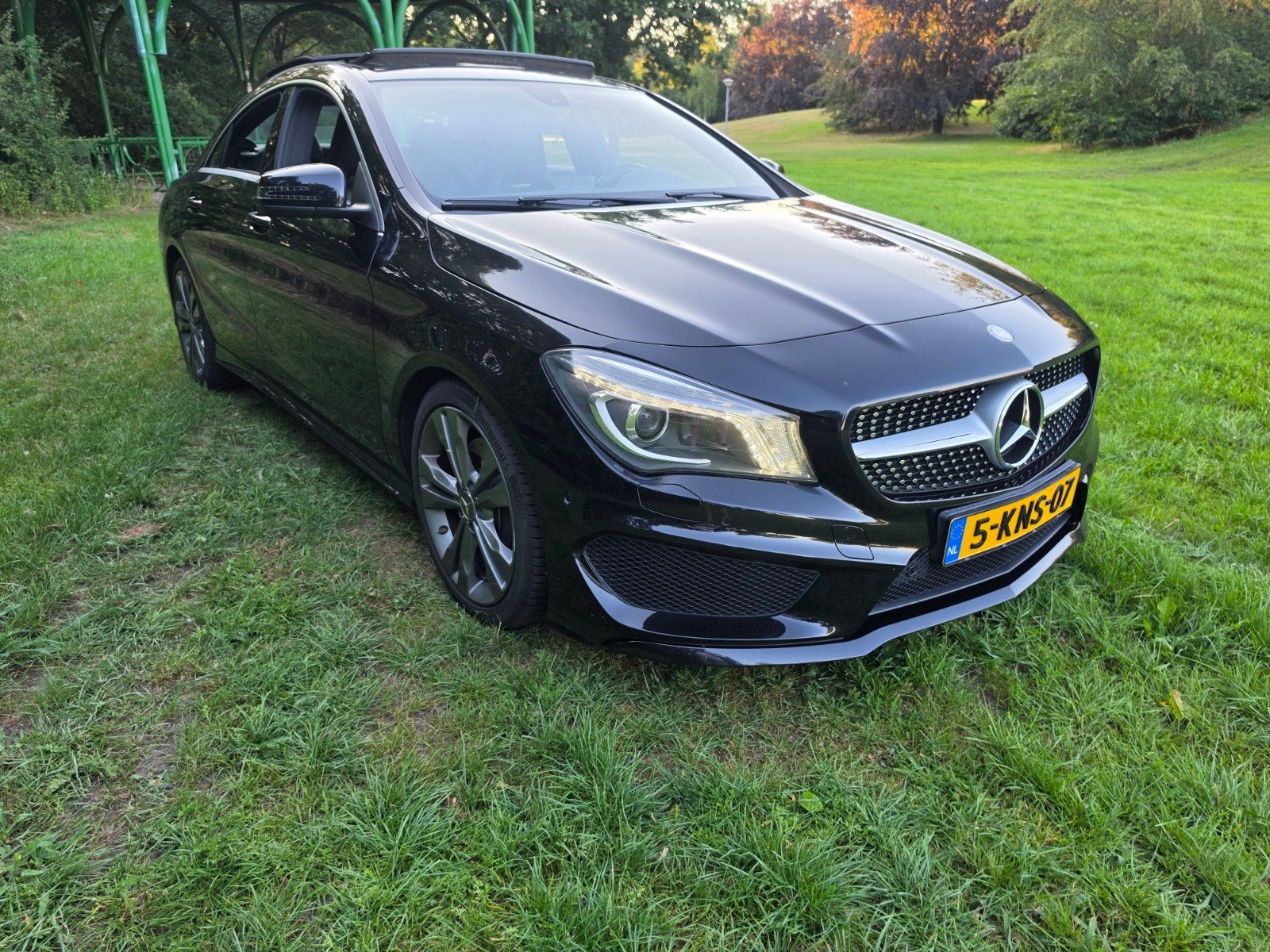 Mercedes-Benz CLA 250 2.0 155KW 7G-DCT (aut) 2013 Zwart, Auto's, CLA, 1380 kg, 4 cilinders, Zwart