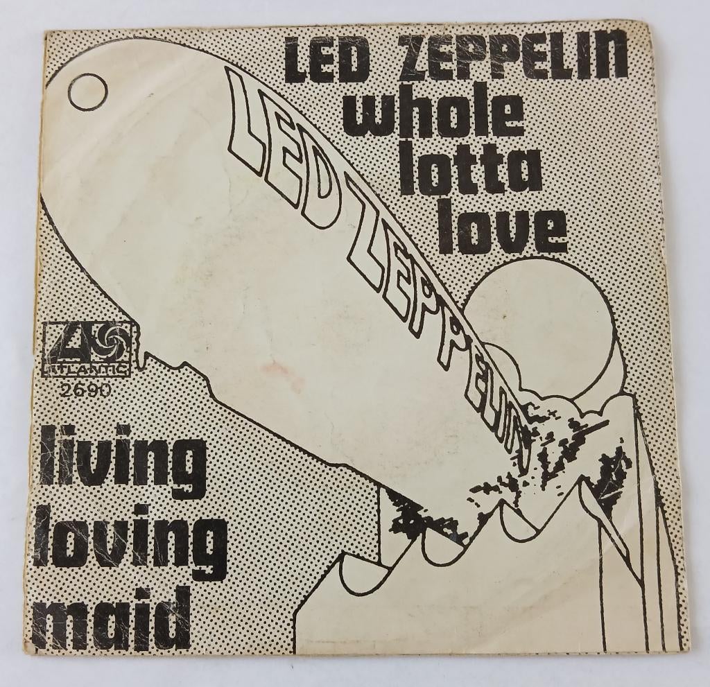 Led Zeppelin - Whole lotta love, Cd's en Dvd's, Vinyl Singles, Ophalen of Verzenden, Gebruikt, Rock en Metal, Single