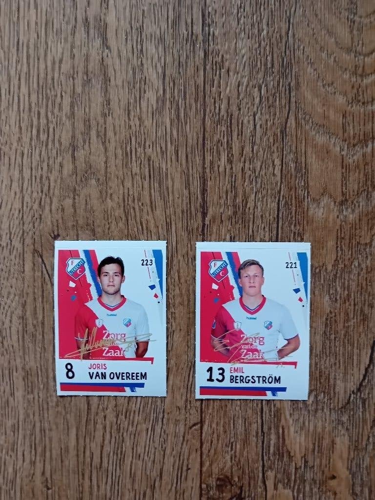 2 plaatjes - FC Utrecht, Ophalen of Verzenden, Zo goed als nieuw, F.C. Utrecht, Poster, Plaatje of Sticker