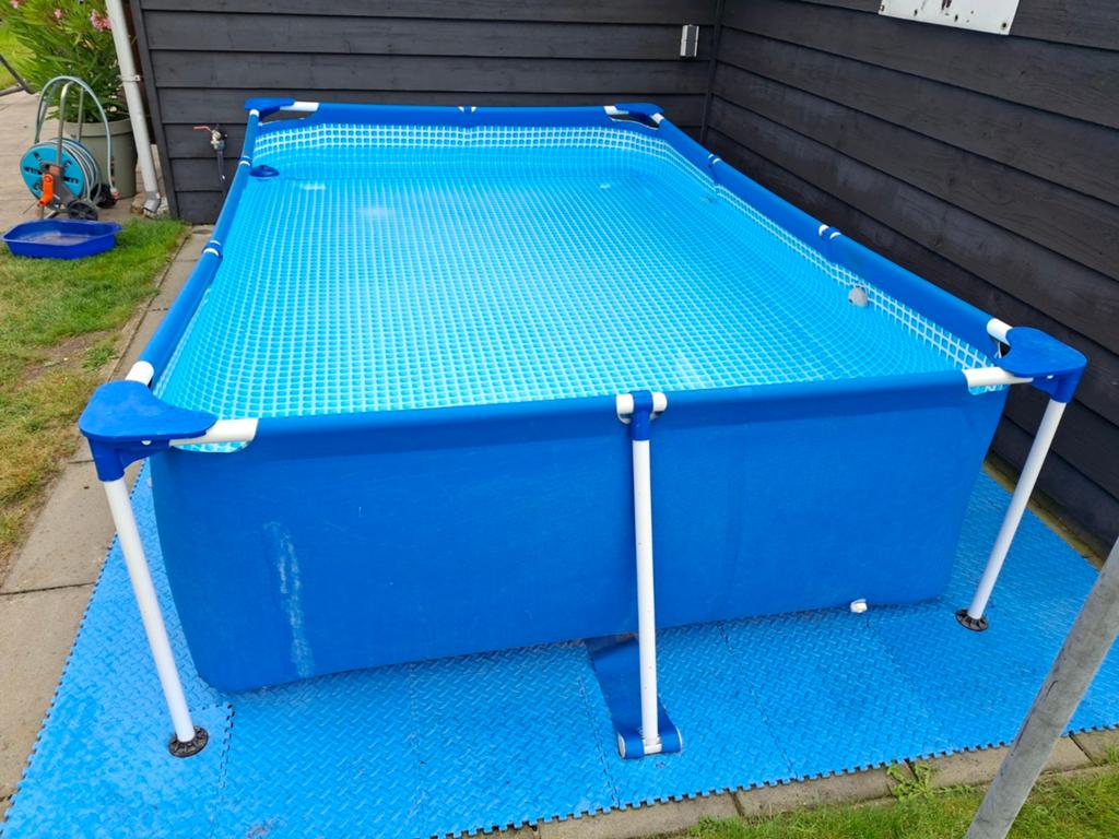 Intex 2x3m Opzetzwembad met verwarming en filterpomp, Ophalen, Gebruikt, Opzetzwembad, 200 tot 400 cm
