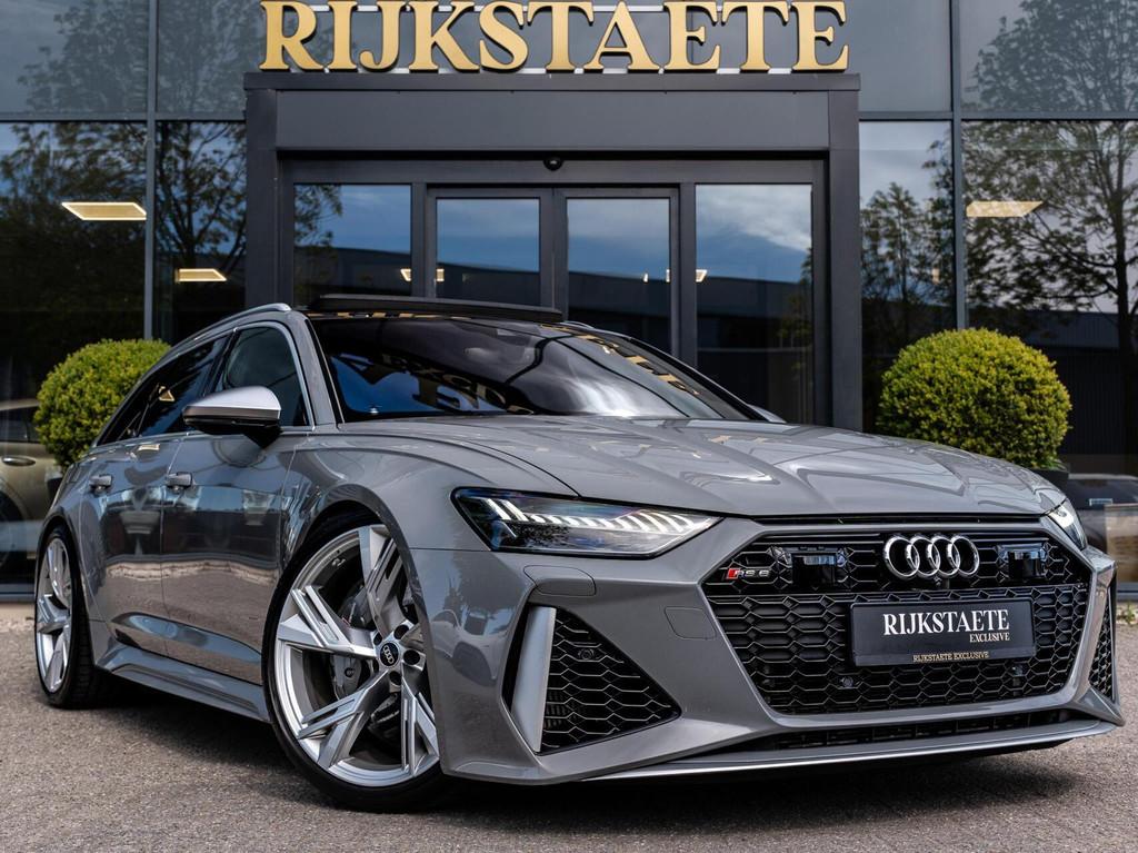 Audi A6 Avant RS6 TFSI Quattro|KERAMISCH|PANO|B&O|360°|22'', Auto's, Audi, Automaat, Gebruikt, 600 pk, RS6