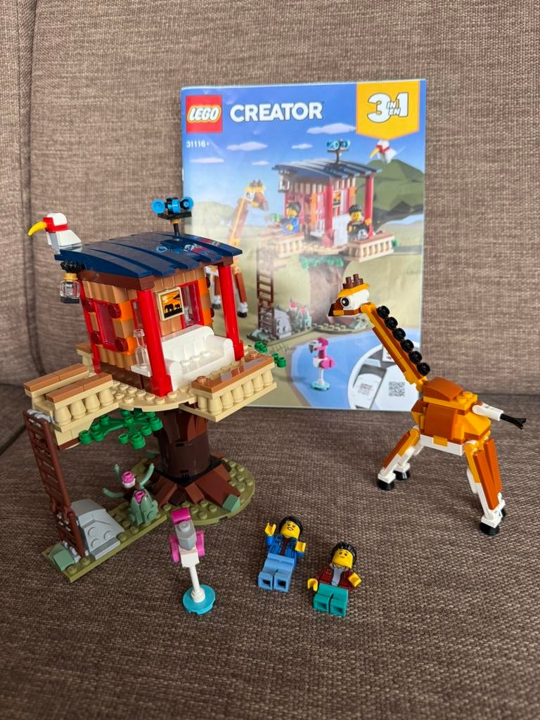 Lego Creator Wilde Dieren Boomhuis 3 in 1 31116, Ophalen of Verzenden, Zo goed als nieuw